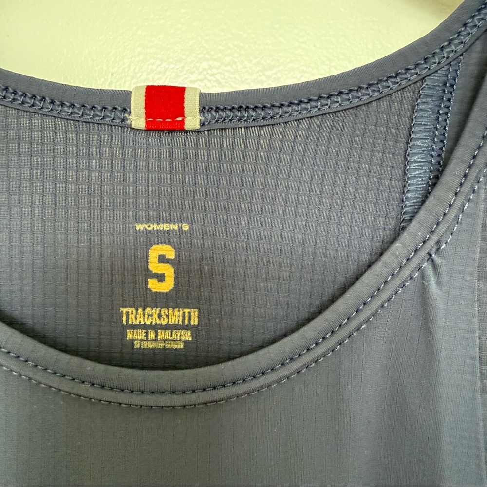 New - Tracksmith Strata Tank in Navy, Size S - Picture 3 of 7